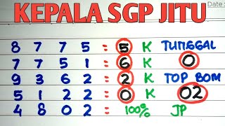 ANGKA JITU SGP KEPALA EKOR HARI INI || PREDIKSI SGP 20 JULI 2025#BOCORAN SGP HARI INI