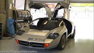 Mercedes Isdera Imperator Powerslides and Accelerations!