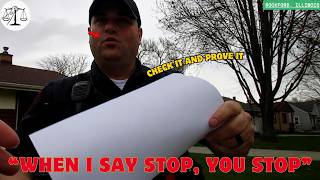 Cops DEMAND ID Until Citizens Turn Their Own Words Against Them | ID Refusal Pro