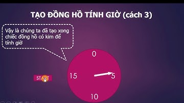 Tạo đồng hồ đếm giờ (cách 3) - Make a countdown timer