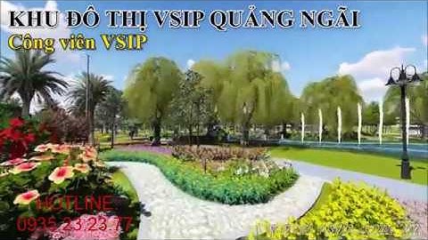 CÔNG VIÊN NƯỚC TẠI KHU ĐÔ THỊ VSIP QUẢNG NGÃI