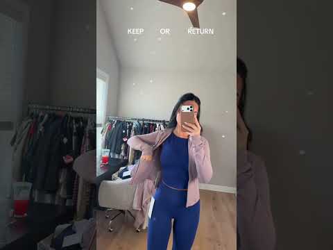 Lululemon haul 🛒 keep or return ?! I will have these on my LTK 💙 My sizing 5’7, 145lbs, 32dd