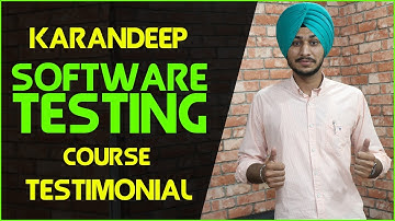 Karandeep Software Testing Course Testimonial at WebtechLearning - Web Education Academy