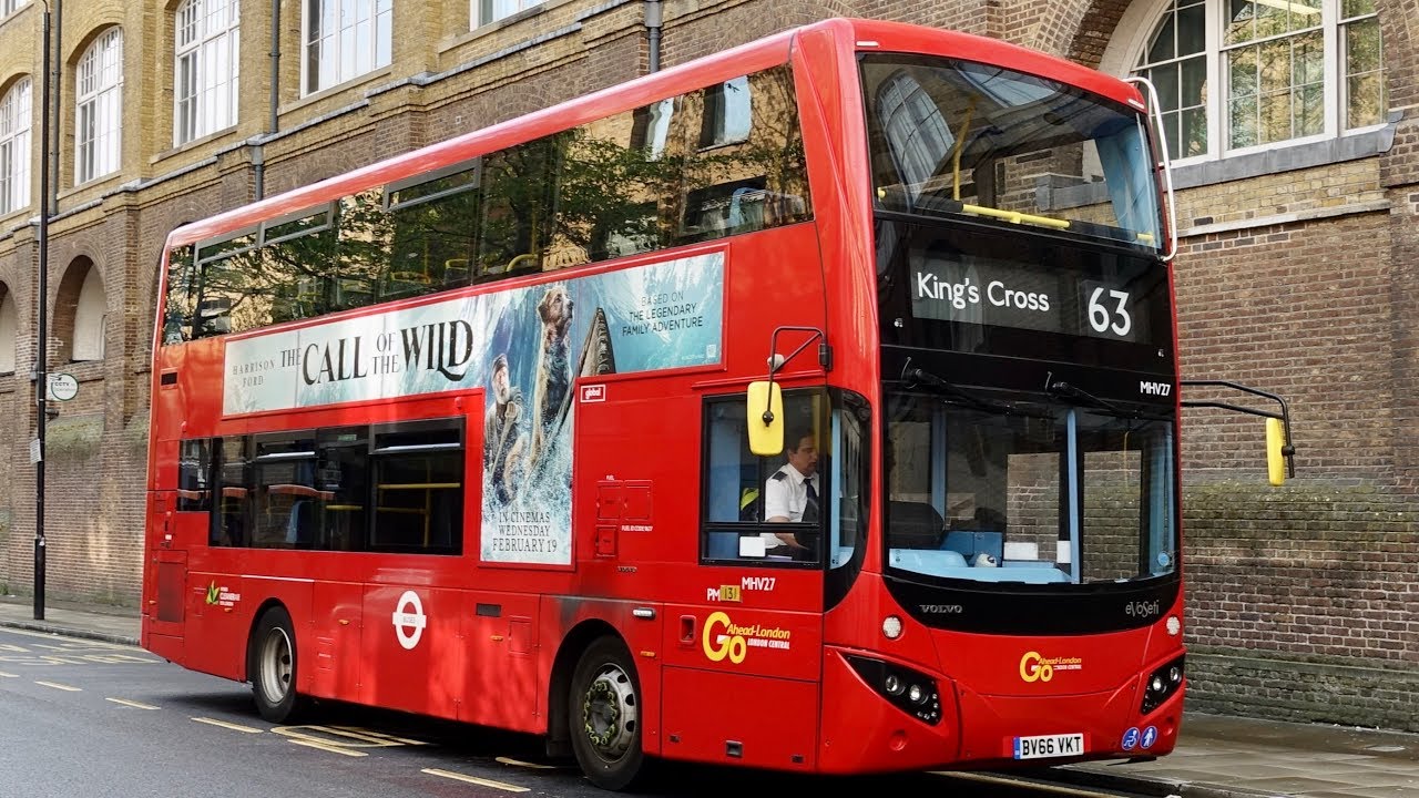 London Buses Route 63 Honor Oak to King's Cross YouTube