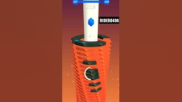 Stack Ball level 437 | android,iOS gameplay | #Shorts #Games offline games |RIDER0496