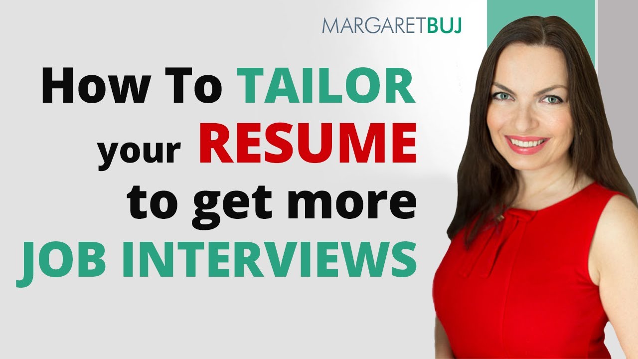 How to tailor your resume to get more job interviews - YouTube
