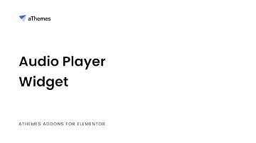 Audio Player Widget for Elementor