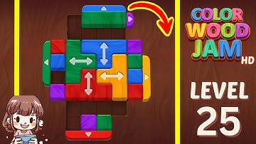 Color Wood Jam Level 25 Solution Walkthrough
