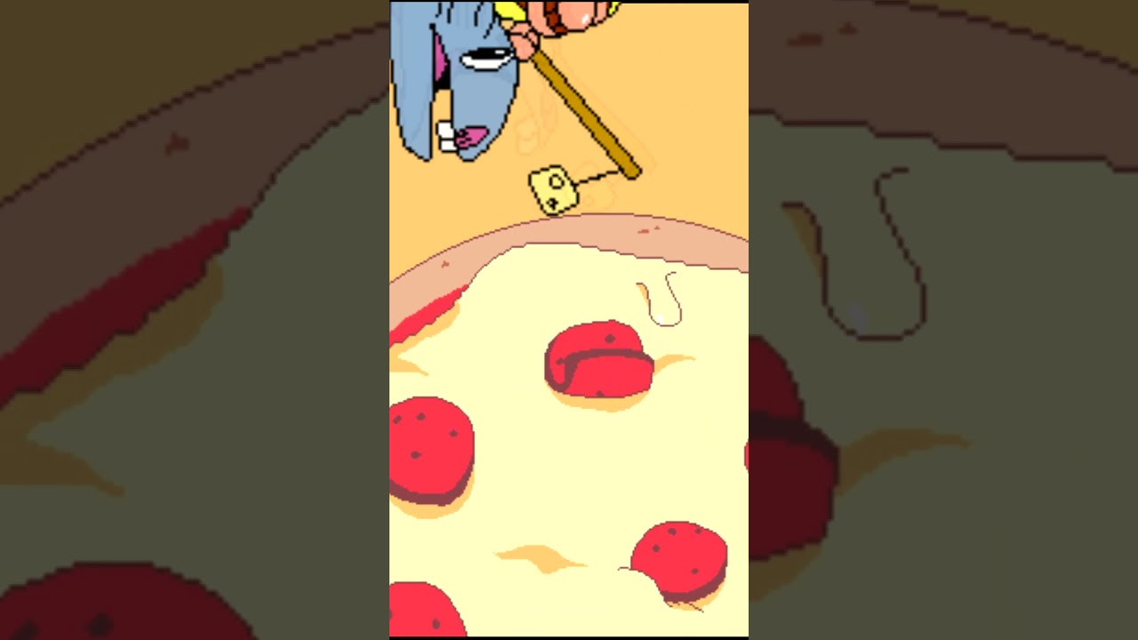 Pizza Tower: Gustav rides Briсk 