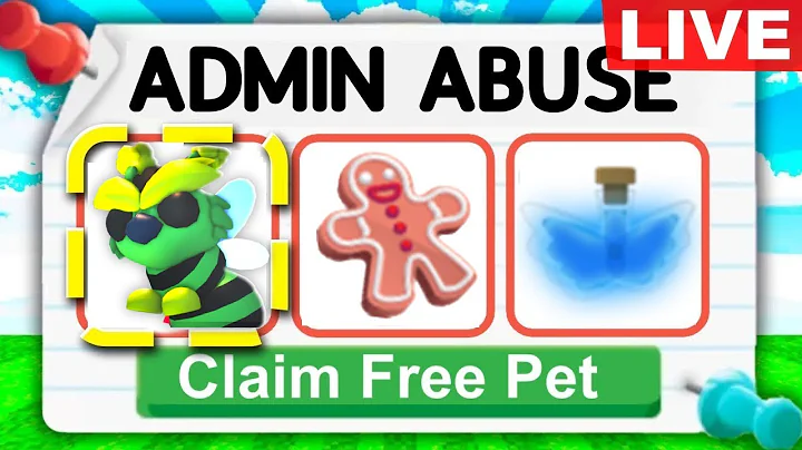 2nd Adopt Me Christmas Admin Abuse Event! LIVE
