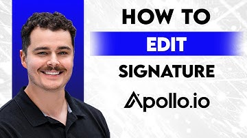 Hoe u een handtekening in Apollo.io bewerkt [Handleiding 2025]