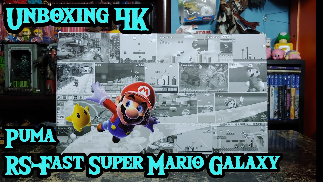 Puma RS-Fast Super Mario Galaxy Unboxing 4K Español - YouTube