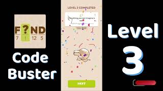 Code Busters Level 3 Walkthrough 🧩 | All Puzzle Solutions| Solutionguruji
