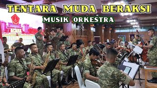 ORKESTRA TENTARA NASIONAL INDONESIA | TNI Muda Berkarya Dengan Musik Orkestra Luar Biasa .