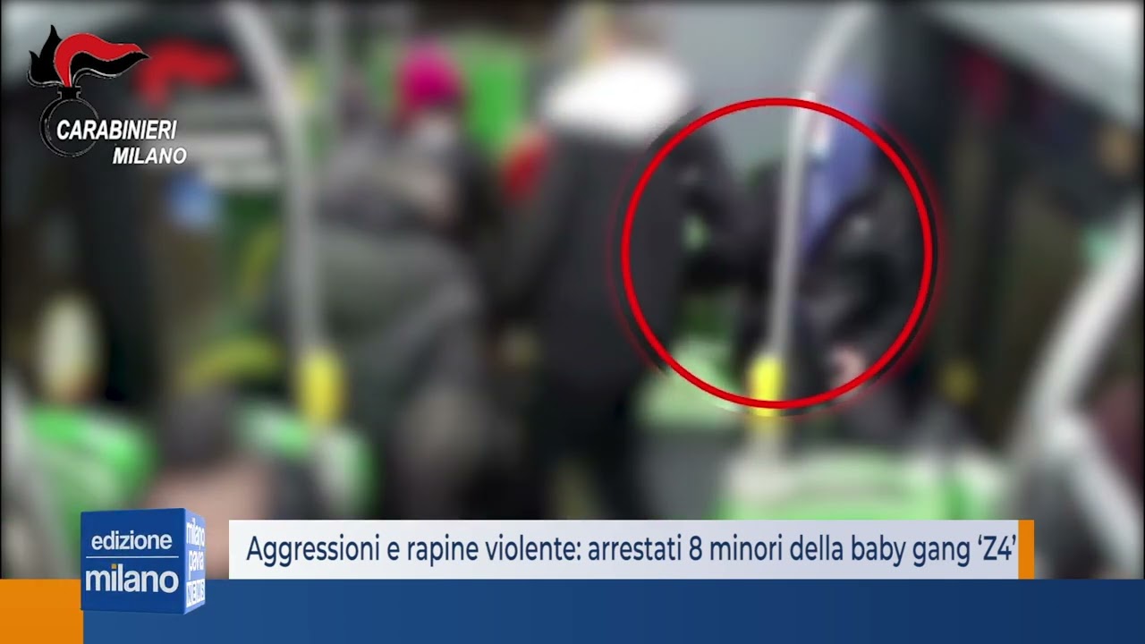 Aggressioni e rapine violente: arrestati 8 minori della baby gang ‘Z4’