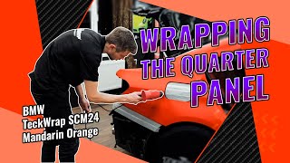 Quarter Panel Wrapping With Super Matte Vinyl Film