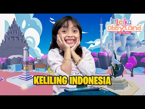 LEIKA AJAK SATU KAMPUNG LIBURAN KELILING INDONESIA🤩😱😰LEIKA OBBY LAND FUN PLAY GAME[ROBLOX INDONESIA]