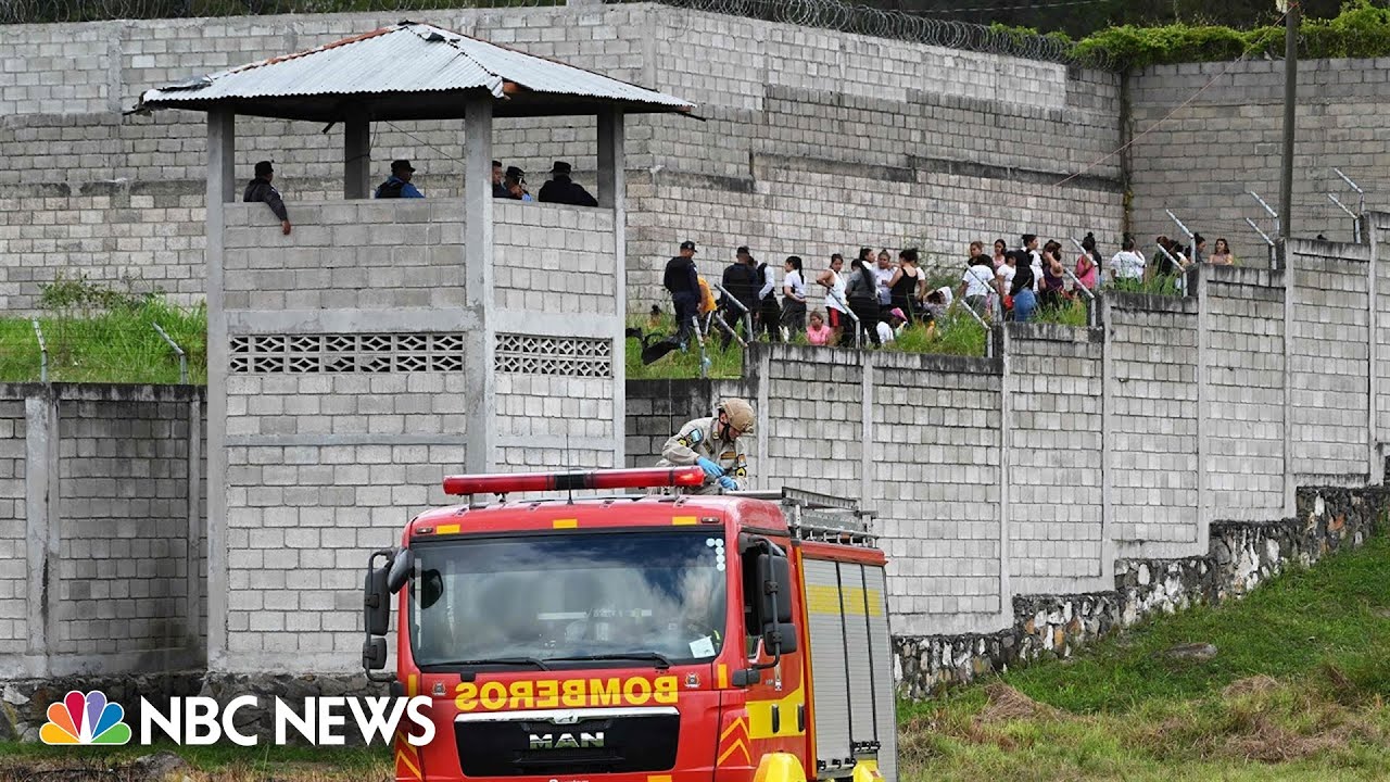 Families grieve outside Honduran prison after riot kills 41 women
