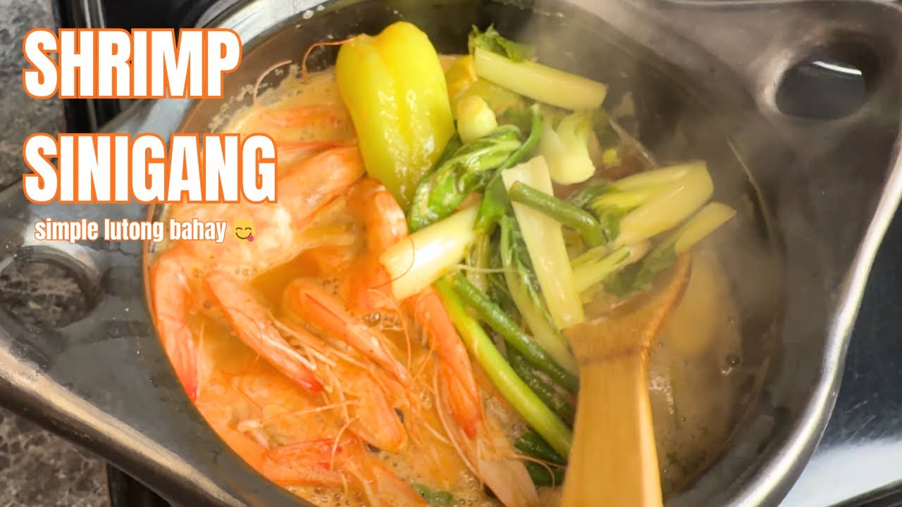 Sinigang na Hipon (Filipino Shrimp Sour Soup) Simple Home Cooking