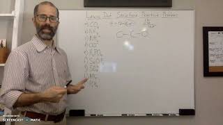 Drawing Lewis Dot Structures:  Practice Problems (Part 1)