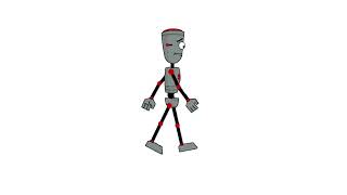 2d Robot Walk Cycle