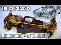 Tamiya TA02S Lancia 037 Build Guide & Tips Part 2 (Parts Bags B & C)