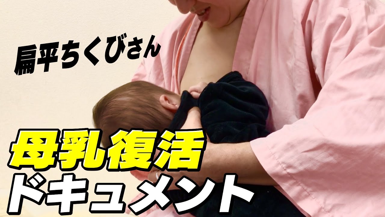 【母乳/乳首/おっぱい　ドキュメント】扁平ちくびで授乳を断念したママが、母乳育児を復活した記録です。Oketani Method of Breastfeeding Management, Japan