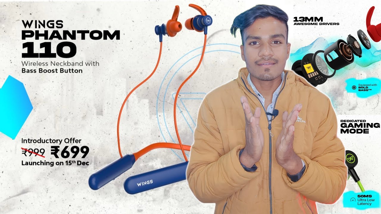 Wings Phantom 110 - Launching on 15th Dec !!! All New Features & Specs | Price At Rs 699 | Wings
