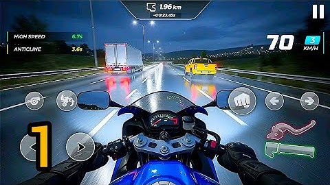 Motor Speed Traffic 3d Gameplay Walkthrough Part 1 || ANDROID GAMEPLAY ||