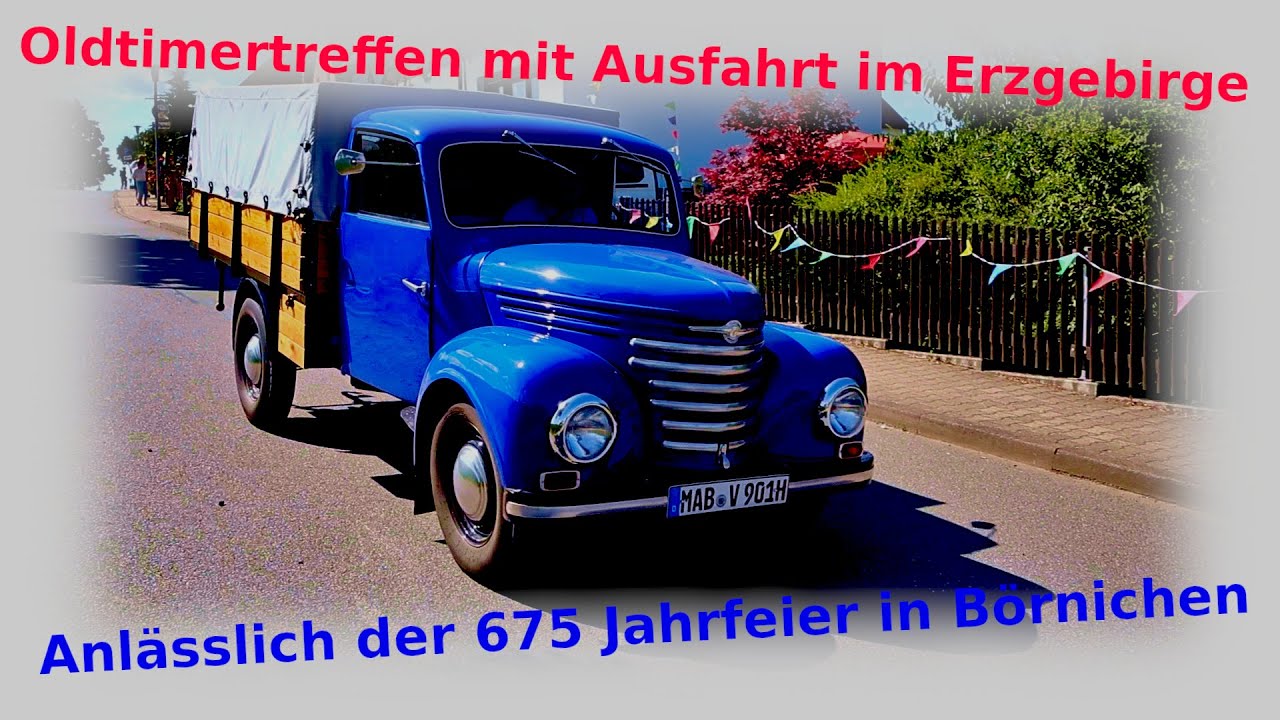Oldtimertreffen mit Ausfahrt in Börnichen