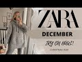 ZARA HAUL NEW IN| COSY & FESTIVE| DECEMBER 2020| Katie Peake