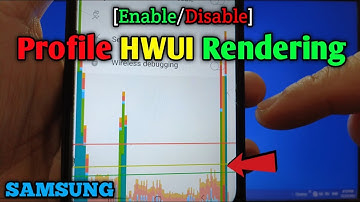 How to enable/disable profile HWUI rendering on Samsung Galaxy A02 | Quick setting developer tiles