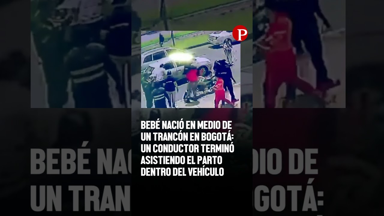 Bebé nació en medio de un trancón en Bogotá