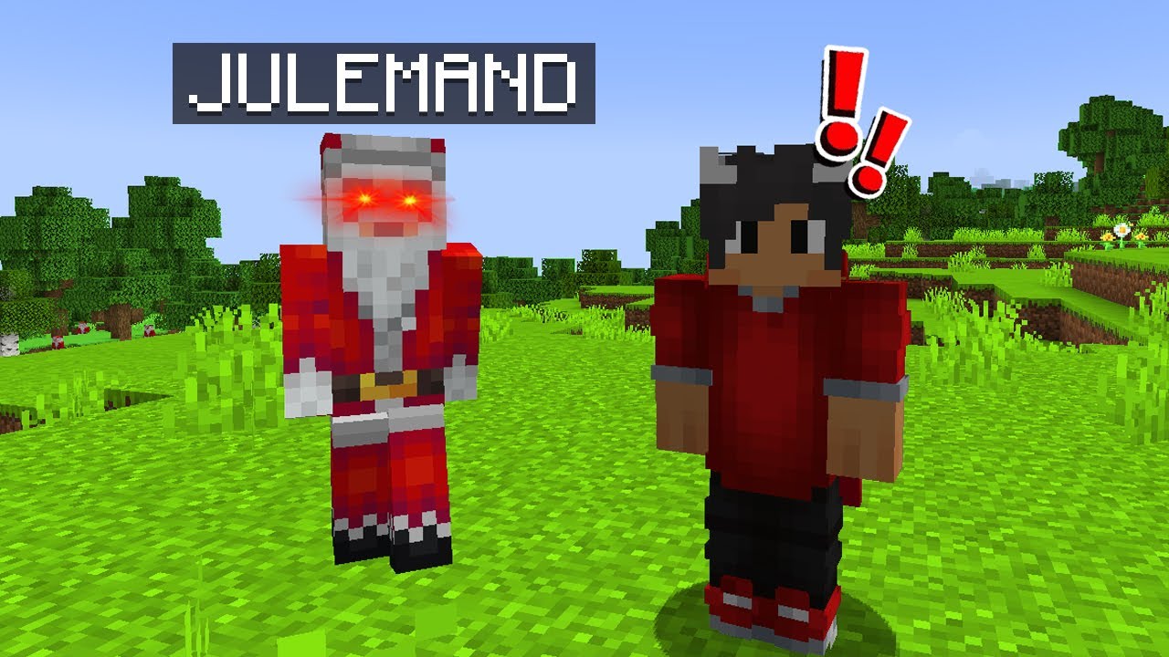 Jeg Bliver Jagtet Af Onde JULEMÆND I Minecraft!