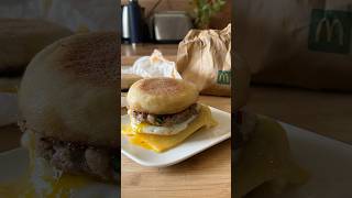 Sausage & Egg McMuffin des familles. mcdonalds mcmuffin muffin cooking food