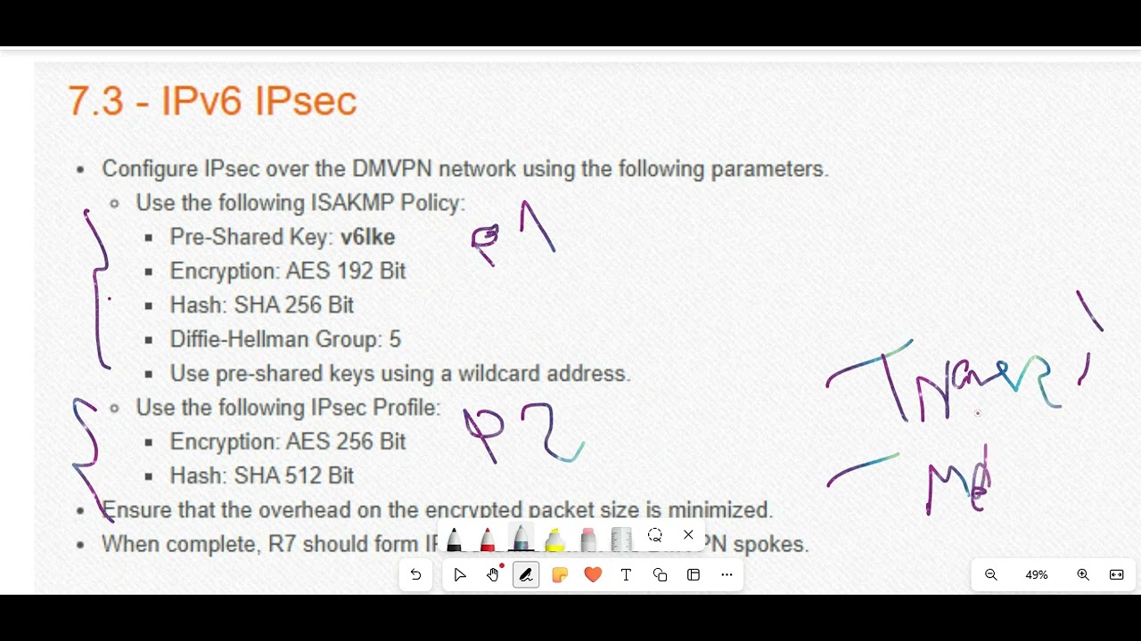 INE Foundation Lab 3 - 7.3 - IPv6 IPsec