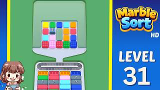 Marble Sort Level 31 Solution Walkthrough