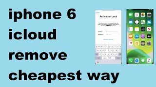 iphone 6 icloud activation lock remove unlock 100% work