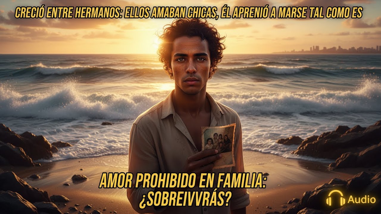 CRECIÓ ENTRE HERMANOS: ELLOS AMABAN A CHICAS, ÉL APRENDIÓ A AMARSE TAL COMO ES.