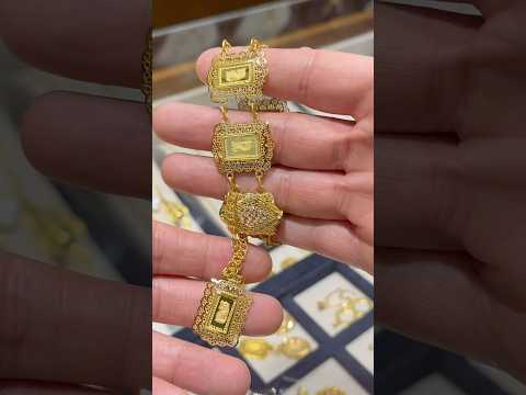 سوارة اونصات ذهب سوري للسيدات الراقية الوزن 29 غرام عيار 21 الجوهرة للفخامة مجوهرات الجوهرة 