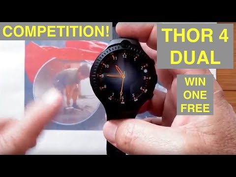 Smartwatch Giveaway Contest! Free ZEBLAZE THOR 4 DUAL 4G Android 7.1.1 Smartwatch plus Some Q&A