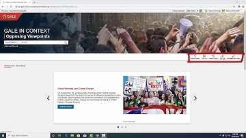Gale in Context: Opposing Viewpoints Database Tutorial