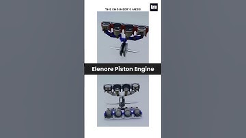 Elenore Piston Engine 🔥 #piston #engine #automotive #cad #engineering #3ddesign #solidworks #shorts