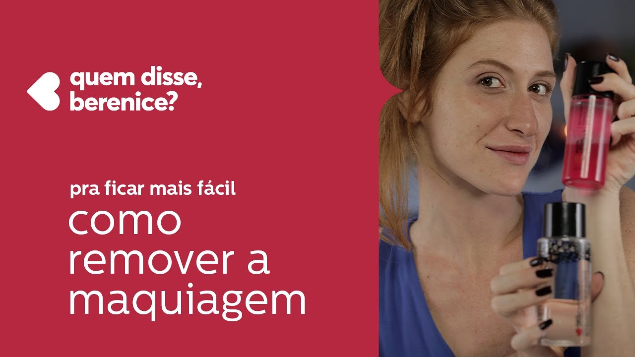 Como remover a maquiagem - YouTube