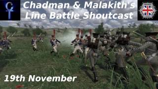 Napoleonic wars line battle - 19th november shout cast with chadman