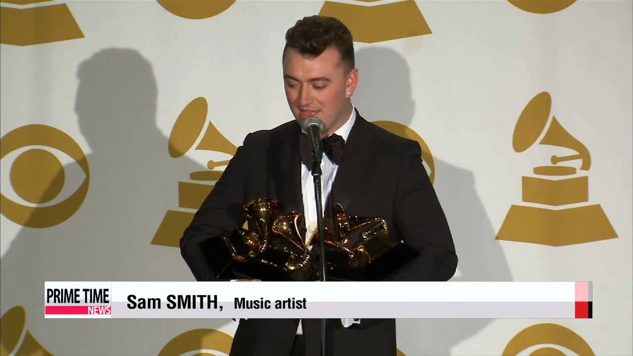 Sam Smith wins big at Grammy music awards ‘그래미 어워드’ 샘 스미스, 4관왕 차지 - YouTube