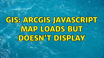 GIS: ArcGIS Javascript Map loads but doesn