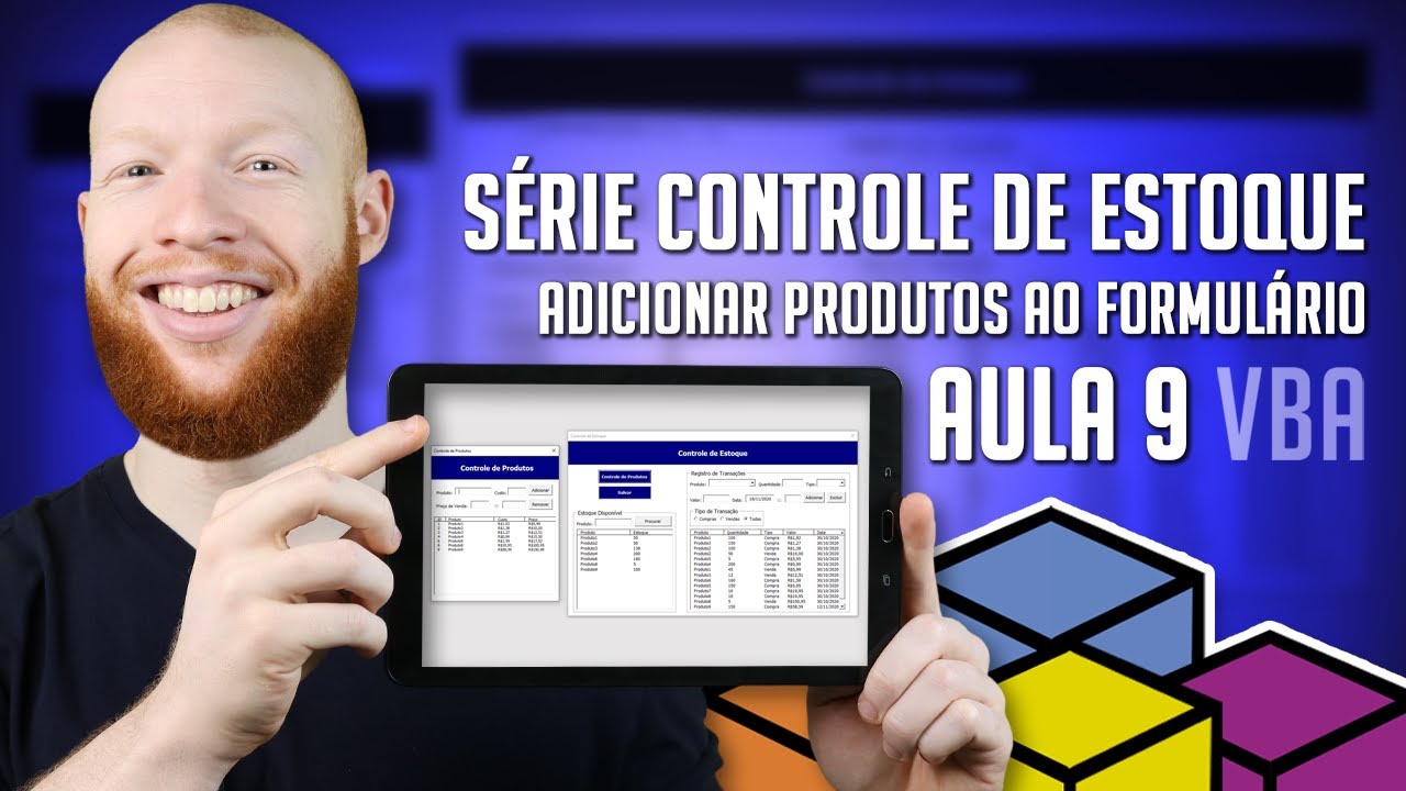 Controle de estoque no vba