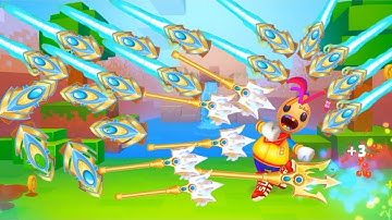 Golden Trident & Psy Blades vs The Buddy - Kick the Buddy: Forever Gameplay Walkthrough