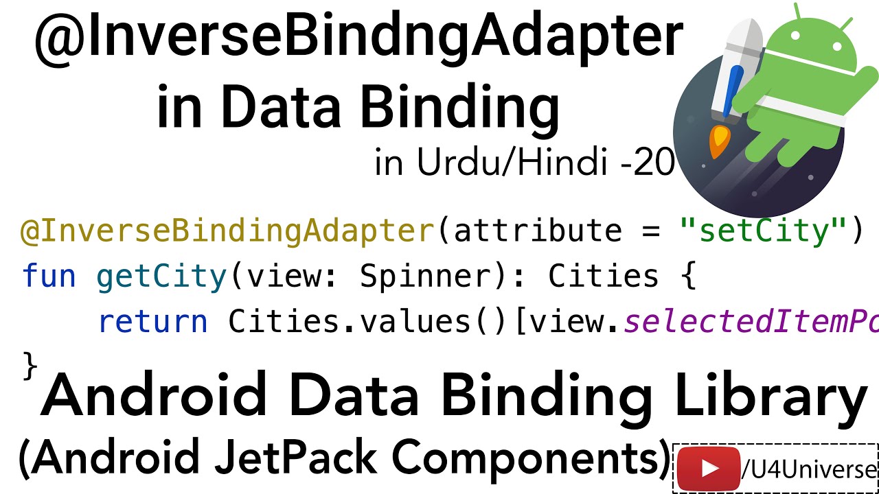 Android Data Binding-20 | @InverseBindingAdapter-TwoWay Binding for ...